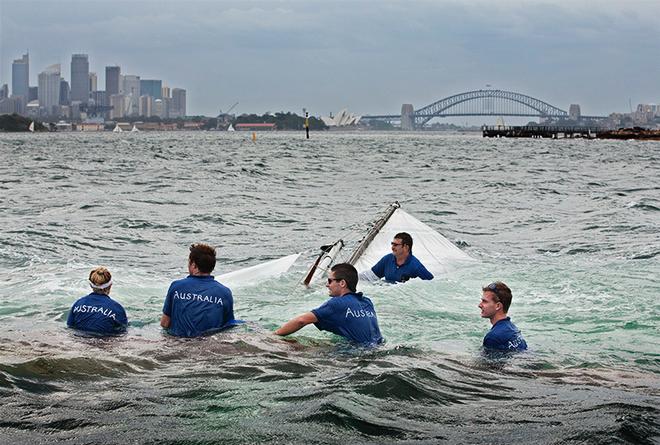 Sailing - Australian Championship Historic 18ft skiffs 2014, Sydney - 24/01/2014<br />
<br />
 © Andrea Francolini http://www.afrancolini.com/